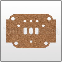 Gasket (TE100J) RUBBERIZED CORK